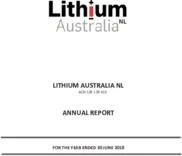 Lithium Australia NL