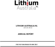 Lithium Australia NL