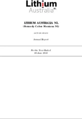 Lithium Australia NL