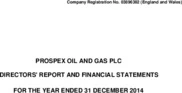 Prospex Energy PLC 