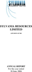 Sylvania Platinum Limited