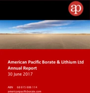 American Pacific Borates Limited