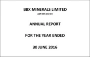 BBX Minerals Limited