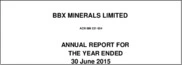 BBX Minerals Limited
