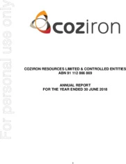 CZR Resources Ltd