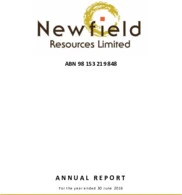 Newfield Resources Limited