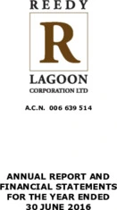Reedy Lagoon Corporation Limited