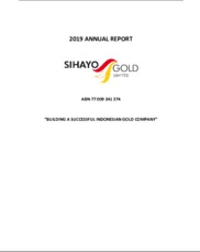 Sihayo Gold Limited