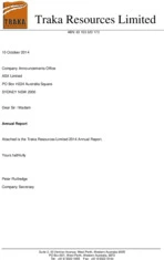 Traka Resources Limited