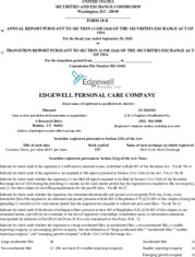 Edgewell Personal Care Co