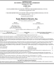 Xenia Hotels & Resorts Inc