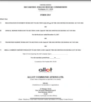 Allot Ltd.