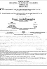 Canopy Growth Corporation