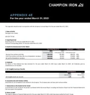 Champion Iron Limited