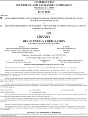 Devon Energy Corporation