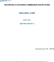 ENGlobal Corporation