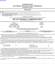 Hyatt Hotels Corporation