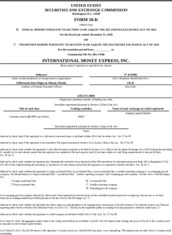 International Money Express, Inc.