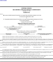 Milestone Pharmaceuticals Inc.