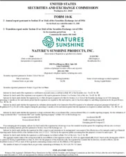 Natures Sunshine Products