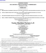 Navios Maritime Partners L.P.