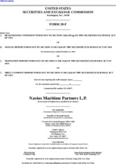 Navios Maritime Partners L.P.