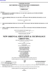 New Oriental Education & Technology Group, Inc.