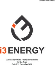 i3 Energy Plc