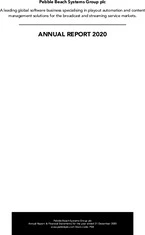 Pebble Beach Systems Group plc