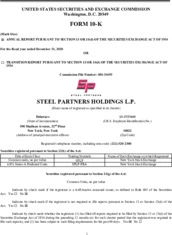 Steel Partners Holdings L.P.