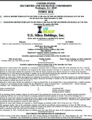 U.S. Silica Holdings, Inc.