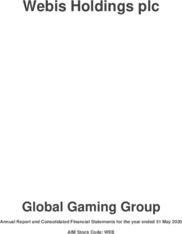 Webis Holdings plc