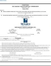 Monarch Casino & Resort Inc.