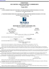 Monarch Casino & Resort Inc.