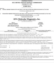 HTG Molecular Diagnostics, Inc.