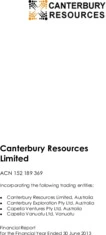 Canterbury Resources