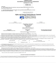 Alpha & Omega Semiconductor