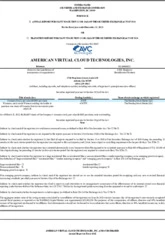 American Virtual Cloud Technologies, Inc.