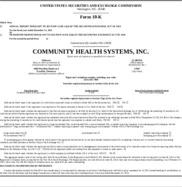 Community Health Systems Inc.