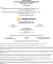 Energy Recovery