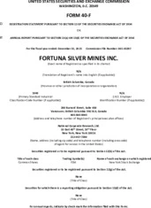 Fortuna Silver Mines Inc.
