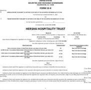 Hersha Hospitality Trust