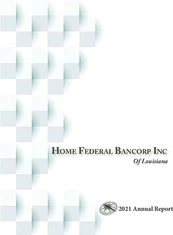 Home Federal Bancorp, Inc. of Louisiana