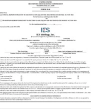 IES Holdings, Inc.