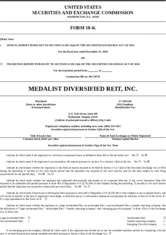 Medalist Diversified REIT, Inc.