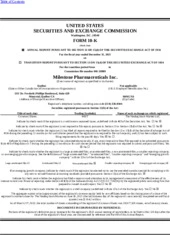 Milestone Pharmaceuticals Inc.