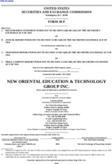 New Oriental Education & Technology Group, Inc.