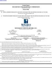 Monarch Casino & Resort Inc.