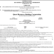 Quest Resources Holdings
