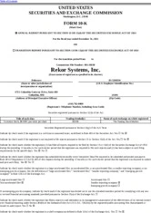Rekor Systems, Inc.